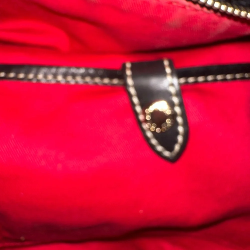 Dooney & Bourke Black and White Monogram Shoulder Bag - Picture 14 of 16